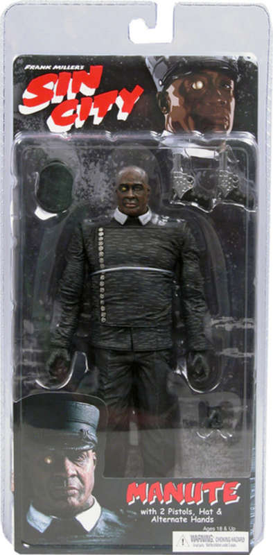 MANUTE !! Black + White Variant !! Sin City !! NECA Mint In Packaging !! GREAT Collectible !!